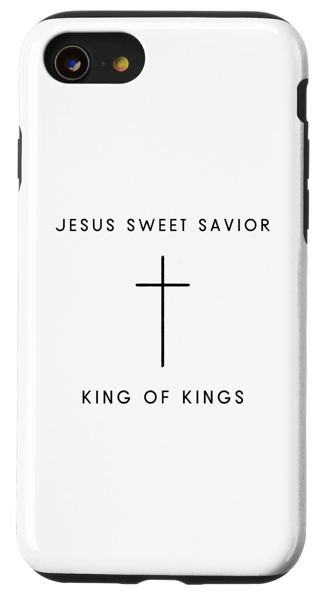 iPhone SE (2020) / 7 / 8 Jesus Sweet Savior King Of Kings - Minimalist Christian Case