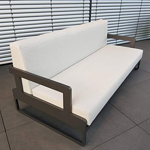 ICM Alu Gartenlounge Set Marseille Aluminium anthrazit Gartenmöbel Loungegruppe Terrassenmöbel Outdoormöbel Loungeset Outdoorlounge Gartenmöbelset – Bild 3