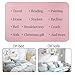 Large Bed Tray NNEWVANTE Multifunction Laptop Desk Lap Desk Foldable Portable Standing Outdoor Camping Table, Breakfast Reading Tray Holder for Couch Floor for Adults/Students/Kids(Pink)