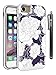 Style4U iPhone 8 / iPhone 7 Case, Fantastic Flower Slim Shock-Resistant Hybrid Armor Case with Credit/ID Card Compartment for Apple iPhone 8 and iPhone 7 with 1 Stylus [Flower]