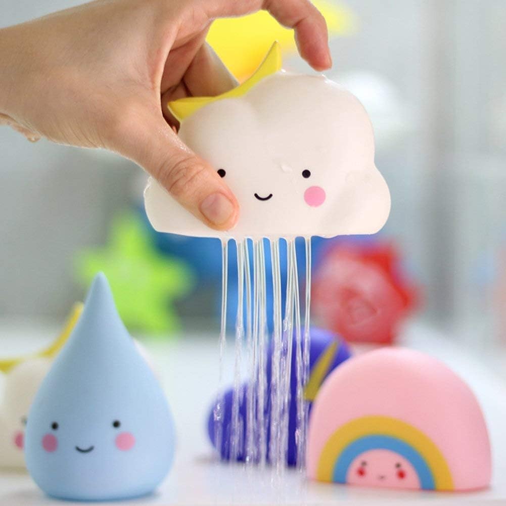 rainbow bath toy