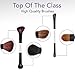 Cosmetic Natural Hair Makeup Brushes with Travel Case