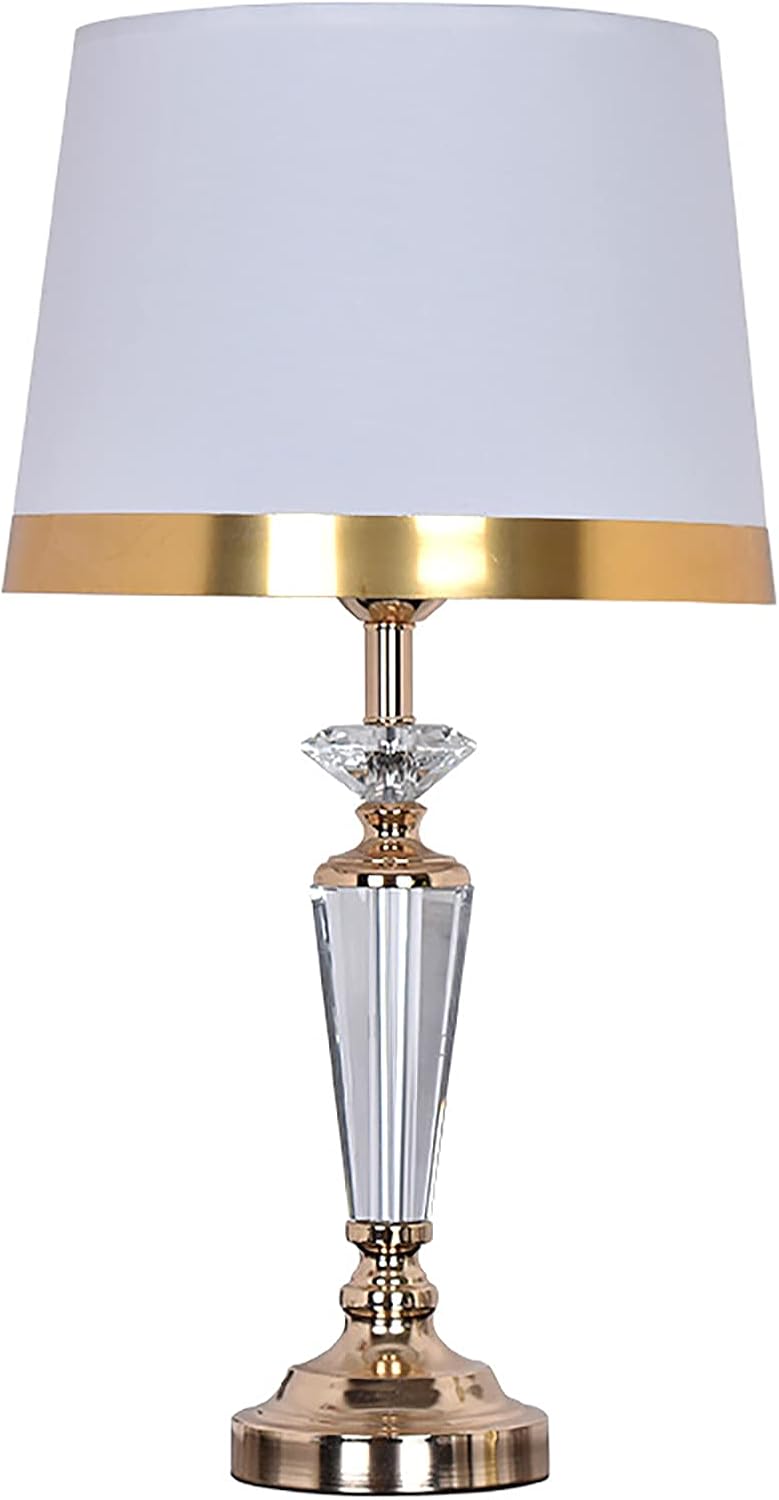 Bedside Crystal Table Lamp, Bedroom Bedside Counter Lamp, Simple Modern