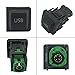 FEELDO Car OEM RCD510 RNS315 USB Cable with Switch for VW Golf MK5 MK6 VI 5 6 Jetta CC Tiguan Passat B6 Armrest Position (B)