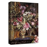 Canvas Wall Art Young Woman by Pierre Auguste Renoir Canvas Prints Home Artwork Decoration for Living Room,Bedroom - 12x18 inches