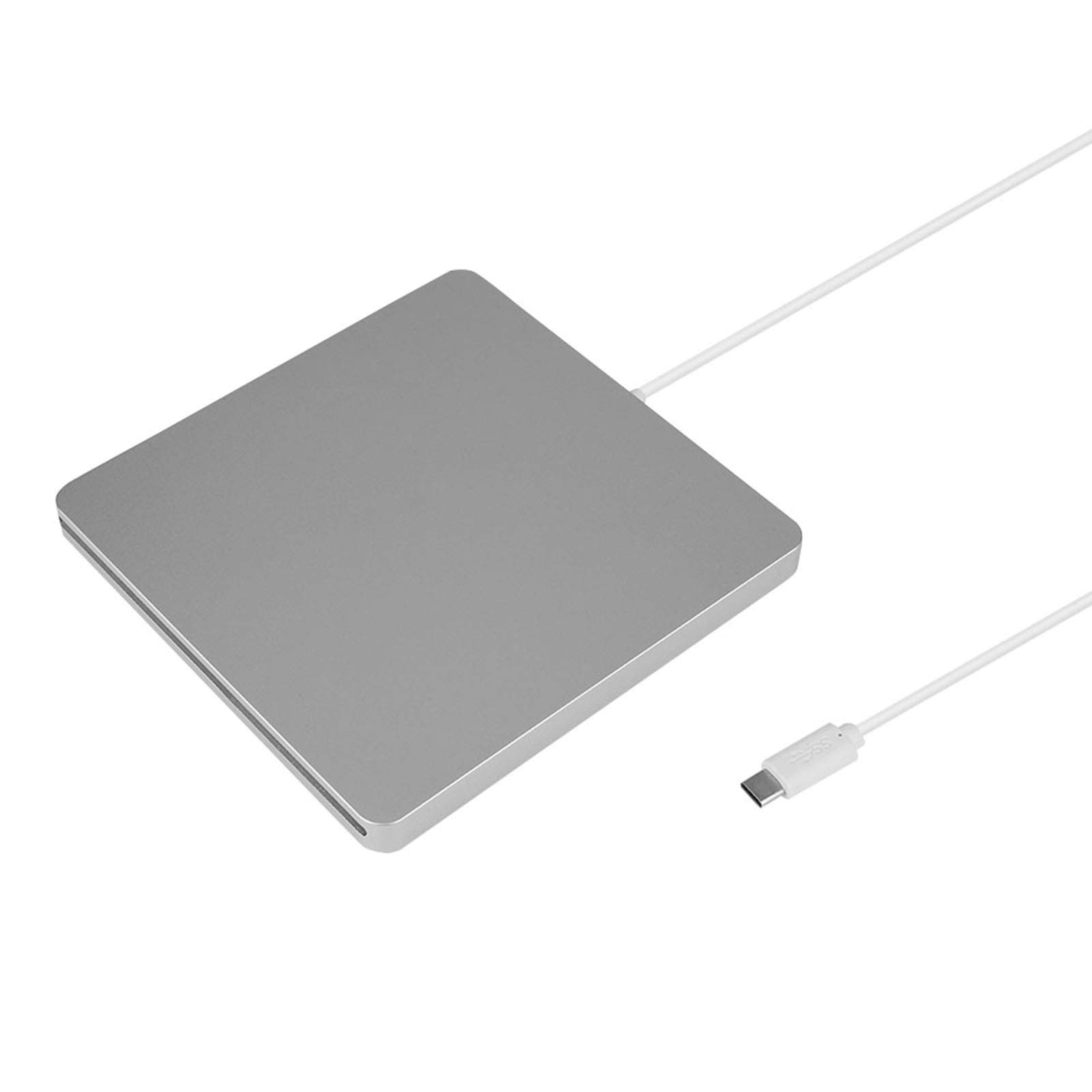 Garsent Type-C External CD-RW/DVD-RW Drive, USB 3.0 Portable Player for Mac OSX, Win98 SE/ME/2000/XP/7/8/10, High Speed, Wide Compatibility, Quiet Burning, Ideal Gift