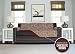 The Original SOFA SHIELD Reversible Furniture Protector, Features Elastic Strap (Loveseat: Dog/Chocolate)