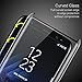 Galaxy S8 Screen Protector - Case Compatible / Case Friendly - Tempered Glass - Olixar Easyfit - Samsung Galaxy S8 - Black and Installation Tray