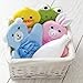 Hand Puppet Bath Wash Mitt Towel with Animal Designs for Children Bath Toy by Made Easy Kit