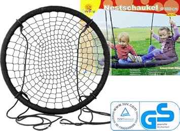 Sun \u0026 Fun - Columpio circular de red (100 cm de diámetro, soporta hasta 100 kg): Amazon.es: Juguetes y juegos