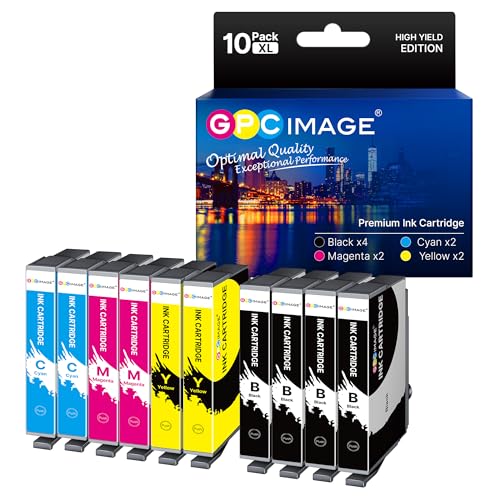 GPC Image Compatible with Epson 604 XL Multipack Cartridges for Expression Home XP-2200 XP-2205 XP-3200 XP-3205 XP-4200 XP-4205 WorkForce WF-2910 WF-2930 WF-2935 WF-2950 (10-Pack)