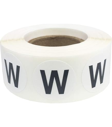 Price Stickers 1 Fluorescent Yellow .75 Inch Round Circle Dots 500 Dot Stickers