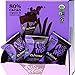 NibMor Organic Dark Chocolate Squares | Daily Dose Individually Wrapped Chocolates with 80% Cacao - Extreme - .35 ounce (60 Count)