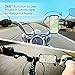 Detachable Bike Phone Mount, 360° Rotatable Bicycle & Motorcycle Handlebar Cell Phone Holder fit for iPhone Xs Max XR X 6S 6 7 8 Plus, Galaxy S9 S10 S10e Note 9, Other 4-6.5