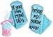 Wine Socks with Cupcake Packaging (Teal) - If You Can Read This Bring Me Wine - 6 Colors to Choose From!