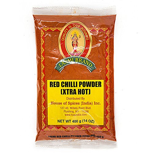 Laxmi Traditional Indian Spicy Red Chili Powder, Extra Hot - 14oz (400g) - Thumbnail 5