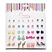 Oaonnea 20 Pack New Enamel Stud Earrings Set for Teen Girls Heart Unicorn Women Multicolor Earrings