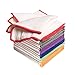 Luckiss Bamboo Dish Cloths - Super Absorbent Eco Friendly Kitchen Towels with Scrubbing Side for Washing Dishes White Dishcloths 12 X 12 inch 12 Pack, White