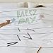 Doodle Cotton Duvet Cover to Personalise - Double-sided, with Wash-out Fabric Markers (Queen)