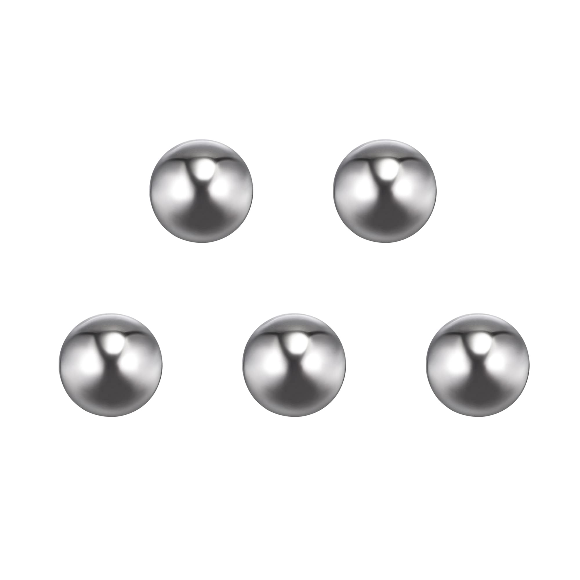 sourcing map 5pcs 13mm 201 Stainless Steel Bearing Balls G200 Precision