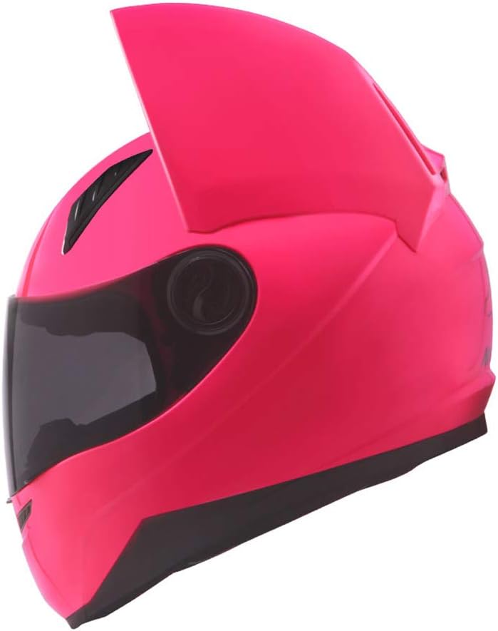 Casques Zytgtb Nitrinos Moto Casque Femmes Courses Casque De Moto Cors Cornes Casque De Chat Casque Integral Casque Casco Casque Moto Capacete Rose Auto Et Moto Lemoncitylive Com