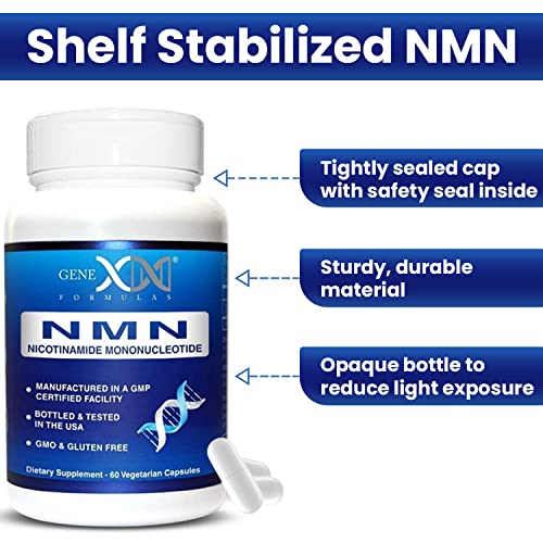 NMN Nicotinamide Mononucleotide Supplements 250mg Stabilized Form (60