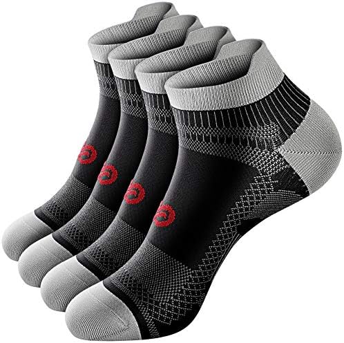 PAPLUS Low Cut Compression Socks for Men and Women, No Show Ankle