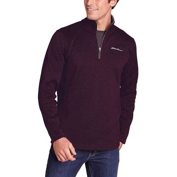 Eddie Bauer Men's Convector 1/2-Zip, Gray Heather, XXX-Large