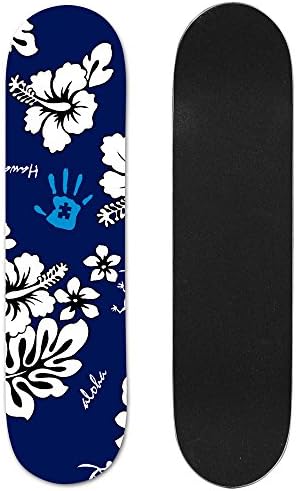 Autism Handprint Skateboard Deck (do Not Contain Any Other Parts, Only The Board) Return Board