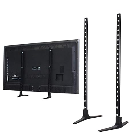 Supporto Piano Tavolo Piedistallo Universale Per Tv Da 32 A 55 Pollicilcd A Schermo Piatto Con Altezza Regolabile