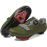MCRONJI Cycling Shoes, Unisex Delta Cleats Compatible, Indoor Peloton and Outdoor Road Bike Shoes for Men and Women