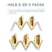 Amazer 2-Pack Taco Holder, Taco Stand Stainless Steel Rustproof Taco Rack Hold 2 or 3 Hard or Soft Taco Shells Taco Truck Tray Style Oven Safe for Baking
