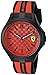 Scuderia Ferrari Men's Quartz Plastic and Silicone Casual Watch, Color:Black (Model: 0830281)