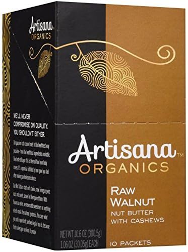Artisana Organic Raw Walnut Butter, 1.06 Ounce (Pack of 10) by Artisana