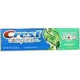 Crest Complete Multi-Benefit Fluoride Toothpaste, Whitening + Scope, Minty Fresh 0.85 oz (Pack of 8)