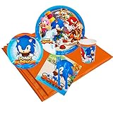 BirthdayExpress Sonic Boom Party Supplies - Party Pack for 16