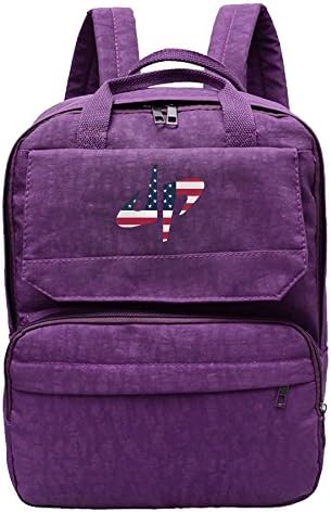 JinpengBz Dude Outdoor Classic Perfect Unique Logo Backpack Dp1 Purple One Size