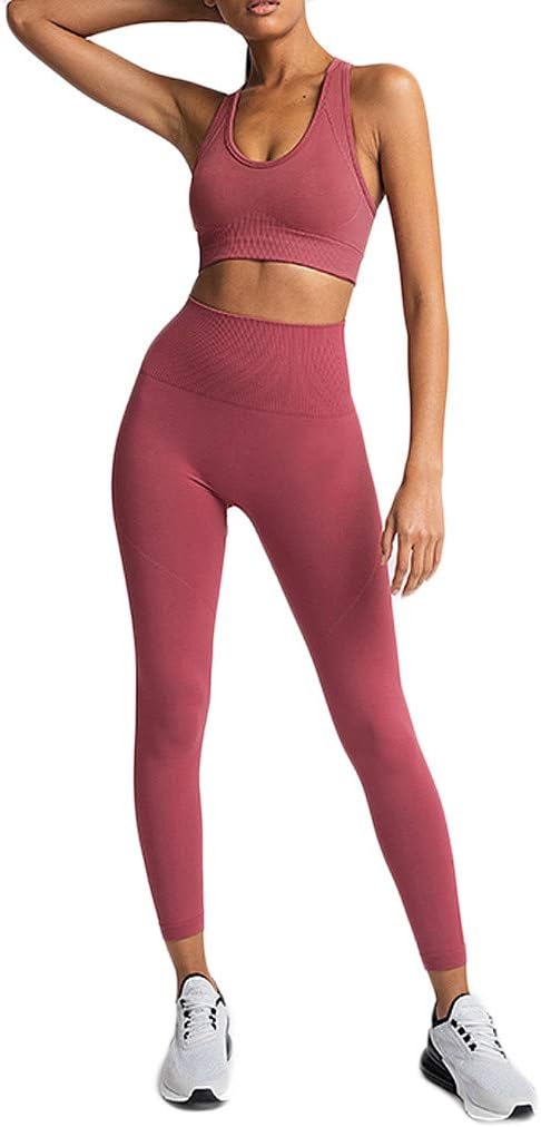 Wtouhe Women's Gym Clothing Set,Sale Ladies Casual Comfort Digital Printing Vest Trousers Sports Suit Yoga Pants Fitness Suit