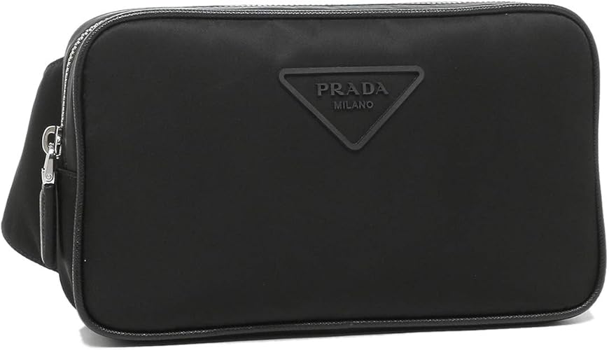 Amazon プラダ ボディバッグ メンズ レディース Tessuto Prada 2vl977 074 F0002 Wwo ブラック 並行輸入品 Prada プラダ ウエストバッグ