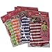 Doll T-Shirts Set of 10 - Doll Clothes fits All 18 Inch Dolls (Striped)