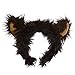Wildlife Tree Plush Black Bear Ears Headband and Tail Set Black Bear Costume, Cosplay or Forest Animal Costumes