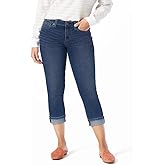 Levi Strauss Signature Gold Women's Mid-Rise Slim Fit Capris Stretch Denim (Also Available in Plus Size)