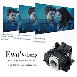 EWO'S HC8350 Replacement Lamp Bulb for EPSON