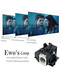 EWO'S   Bombilla con carcasa para Epson ELP49 60 67 88 78