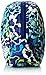 Vera Bradley Women's Cotton Large Zip Cosmetic Makeup Organizer Bag, Katalina Blues, One Size