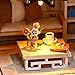 Per Newly Dollhouse Kit Miniature DIY Ancient Architecture Mini House LED Best Birthday Gifts Without Dust Cover