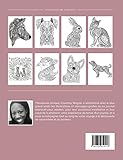 Image de Journal de coloration adulte: Anxiété (Illustrations d'animaux domestiques, Fleurs simples) (French Edition)
