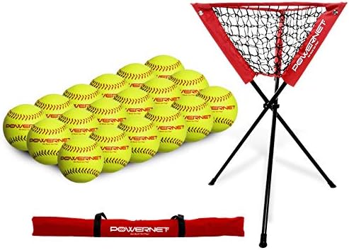 Powernet ソフトボール練習用ソフトボール ボールキャディバンドル ソフトボールトス バッティング 野外