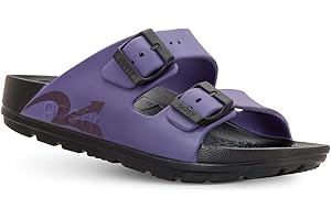 Gravity Defyer G-Defy Women's Wide Width Recovery Slides – Arch Support Sandals with Plantar Fasciitis Relief, Adjustable Double Buckle, and Thick Sole for Enhanced Comfort Post-Exercise