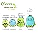 yodo 3-Way Convertible Playful Insulated Kids Lunch Boxes Carry Bag/Preschool Toddler Backpack for Boys Girls, with Quick Access front Pouch for Snacks, Dinosaur